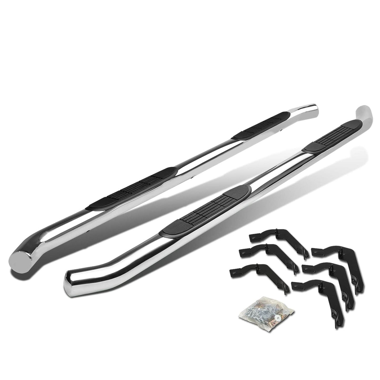 2007-2016 Chevrolet Silverado HD 3" Round Nerf Bars Extended Cab