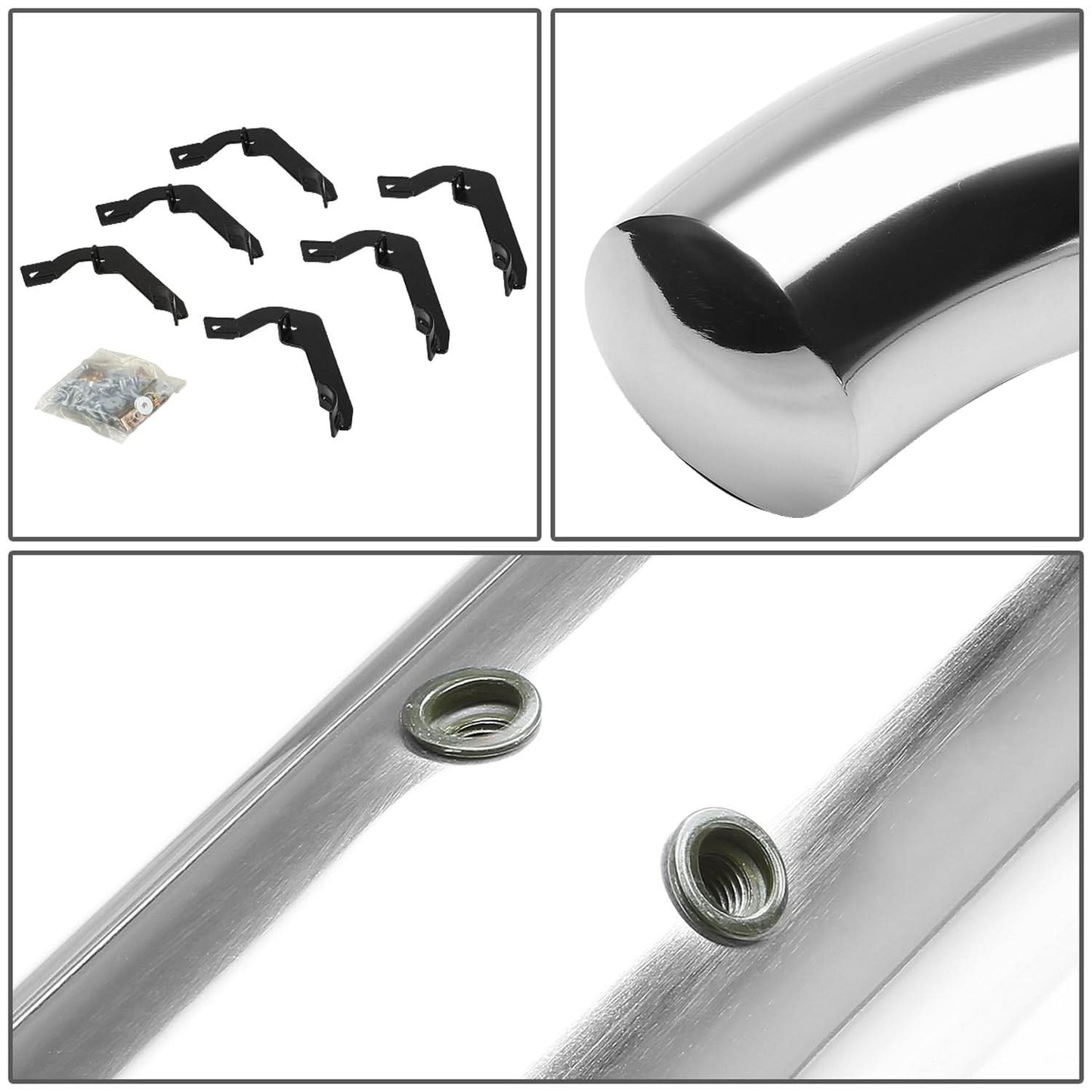 2007-2016 Chevrolet Silverado HD 3" Round Nerf Bars Extended Cab
