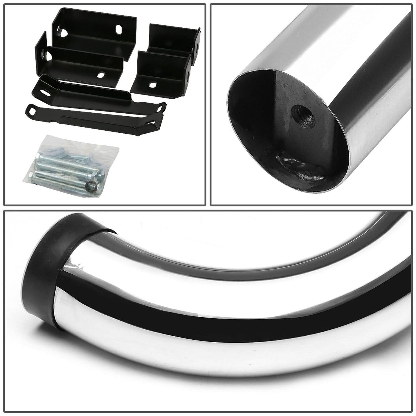 1999-2016 Chevrolet Silverado Extended Cab 3" Round Nerf Bars