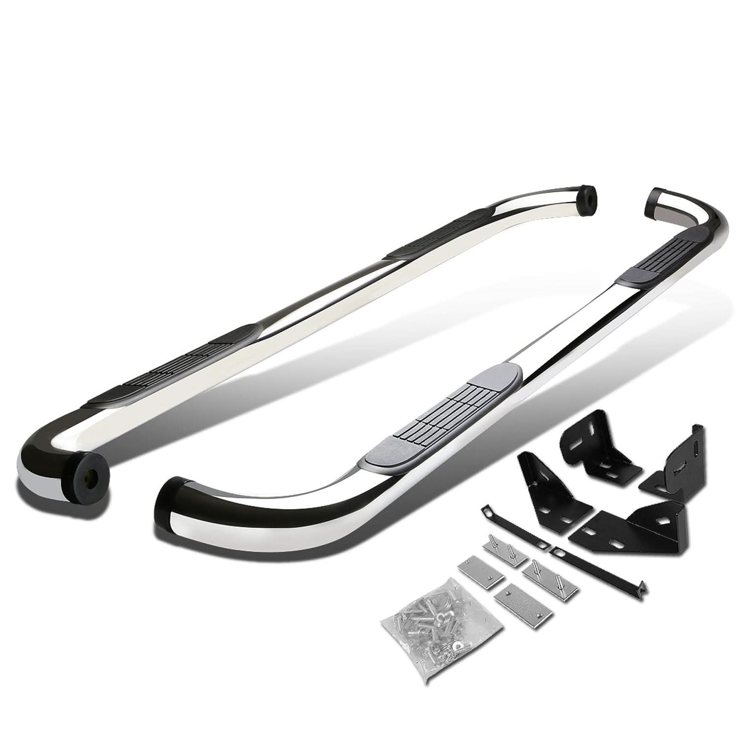 05-10 Jeep Grand Cherokee / Commander 3" Round Nerf Bar Silver