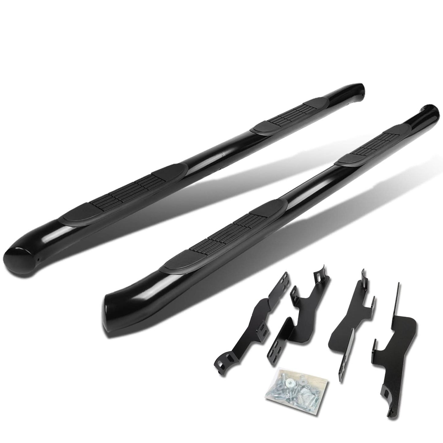 01-06 Acura MDX / 03-08 Honda Pilot 3" Round Nerf Bar Step Bar Black