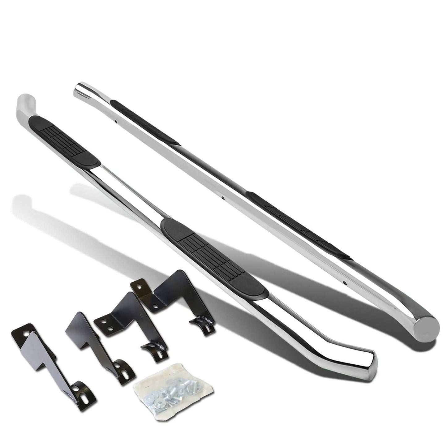 2005-2020 Toyota Tacoma 3" Round Nerf Bars - Chrome