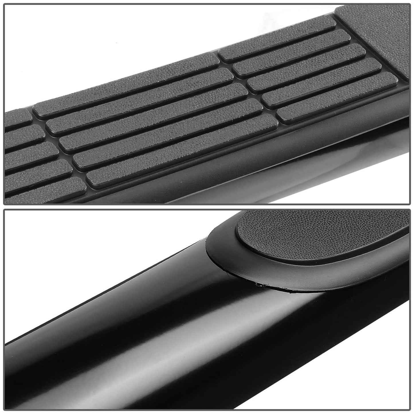 2005-2020 Toyota Tacoma Double Cab 3" Round Nerf Bars - Black