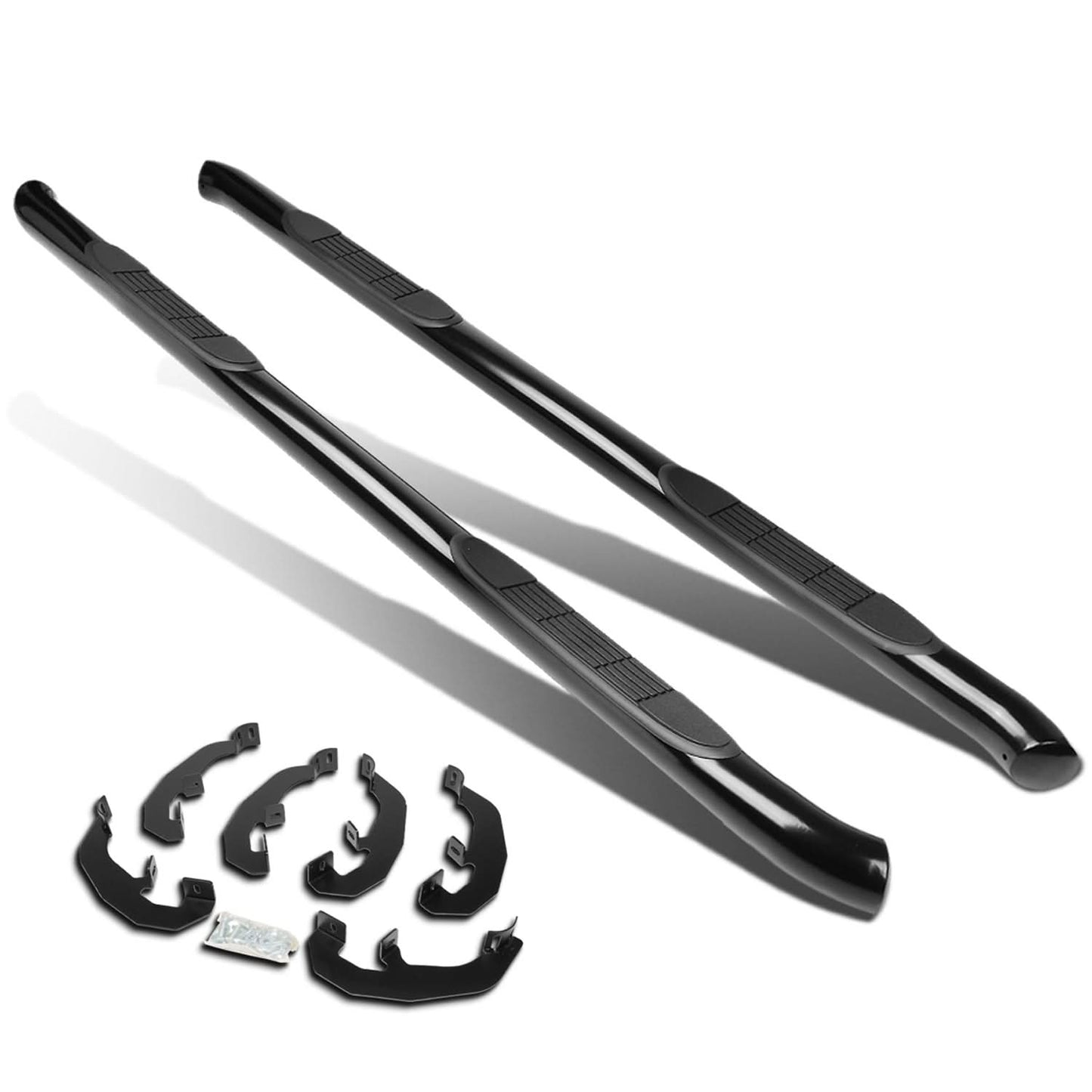 2019-2020 Chevrolet Silverado GMC Sierra 3" Nerf Bars - Black