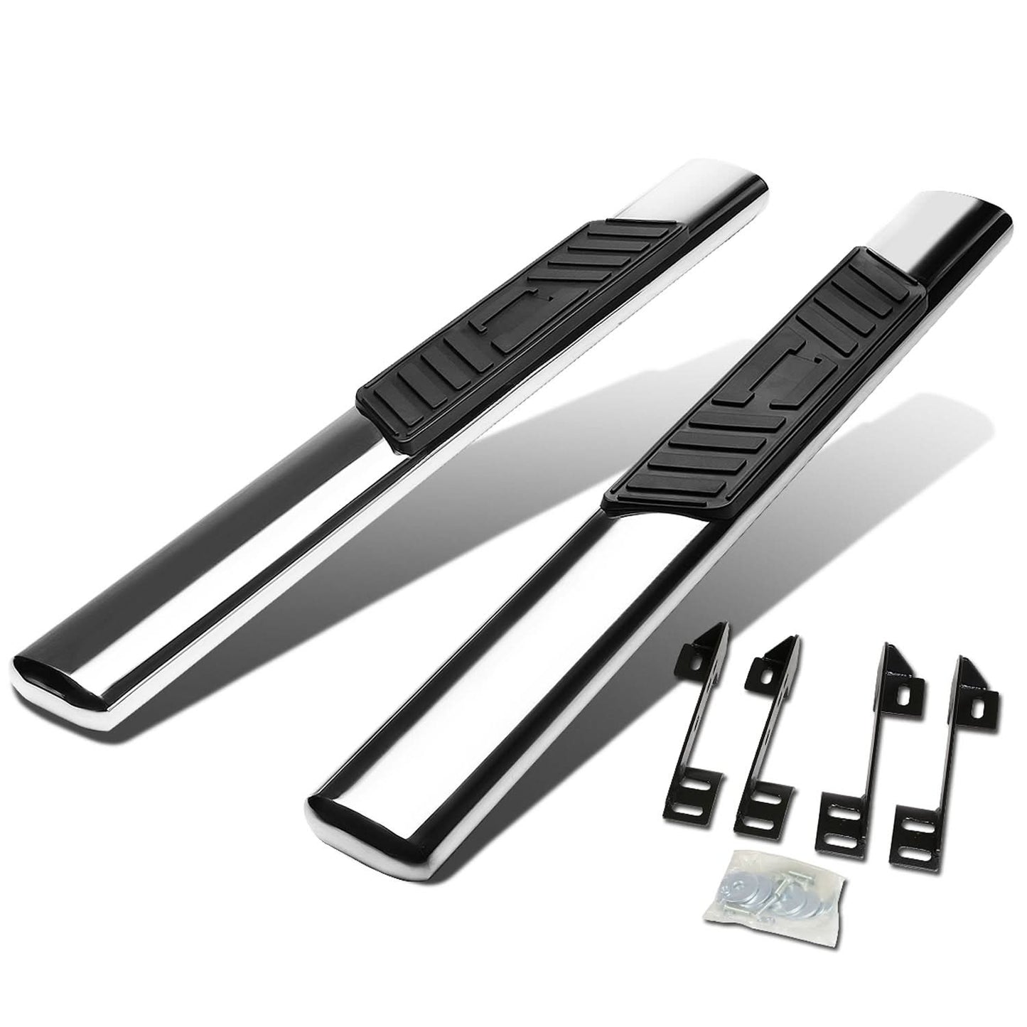 99-16 Chevy Silverado GMC Sierra 5" Oval Nerf Bars Regular Cab
