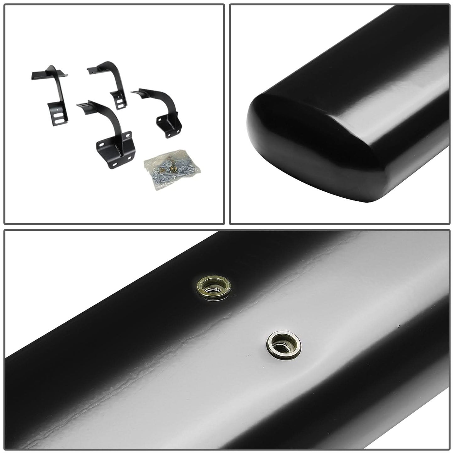 2015-2018 Ford F-150 Regular Cab 5" Oval Nerf Bars - Black
