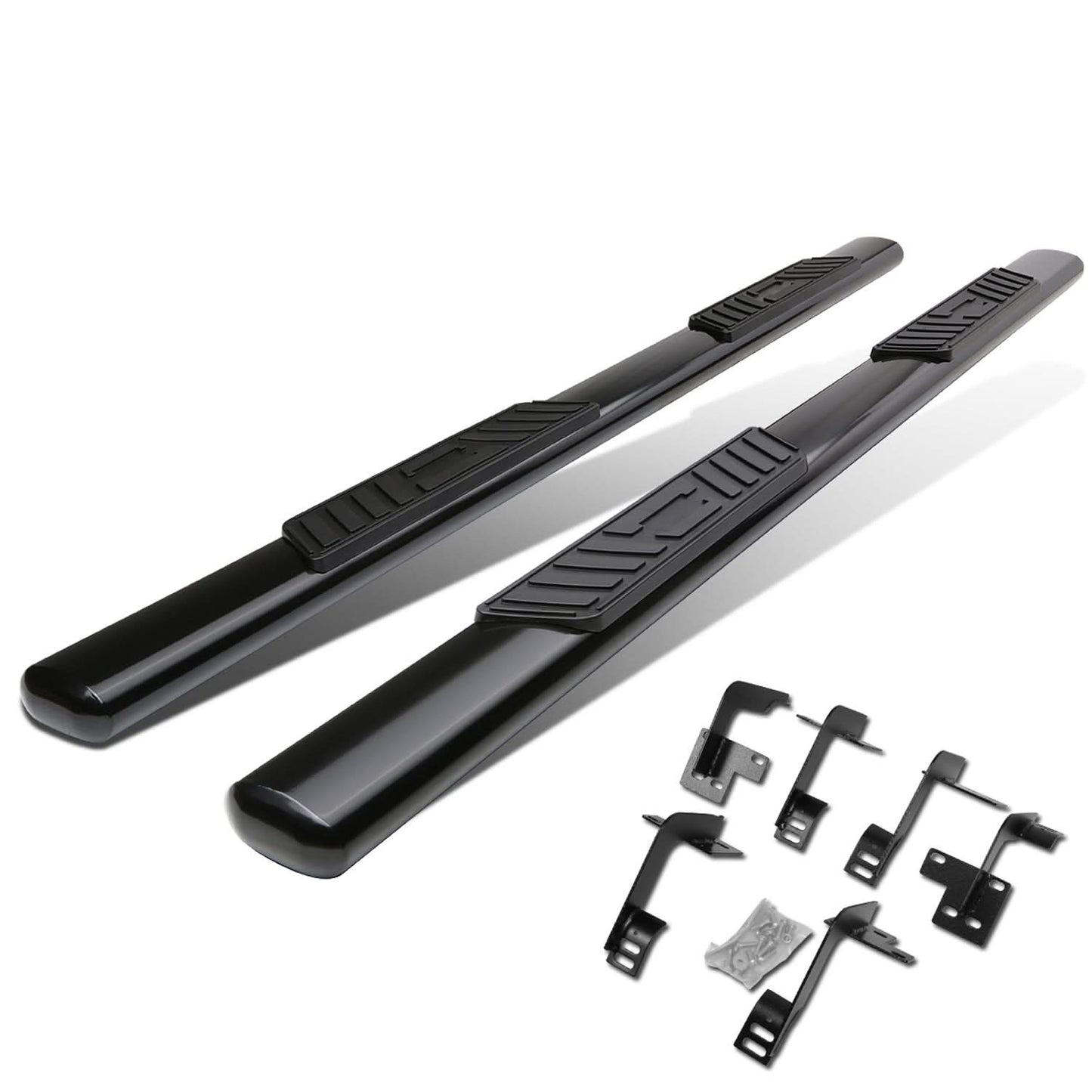 2019-2020 Dodge Ram 1500 Crew Cab 5" Oval Nerf Bars - Black