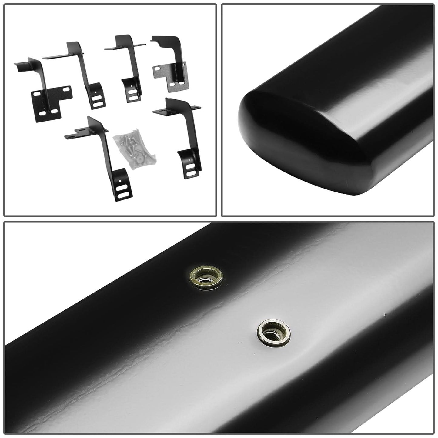 2019-2020 Dodge Ram 1500 Crew Cab 5" Oval Nerf Bars - Black