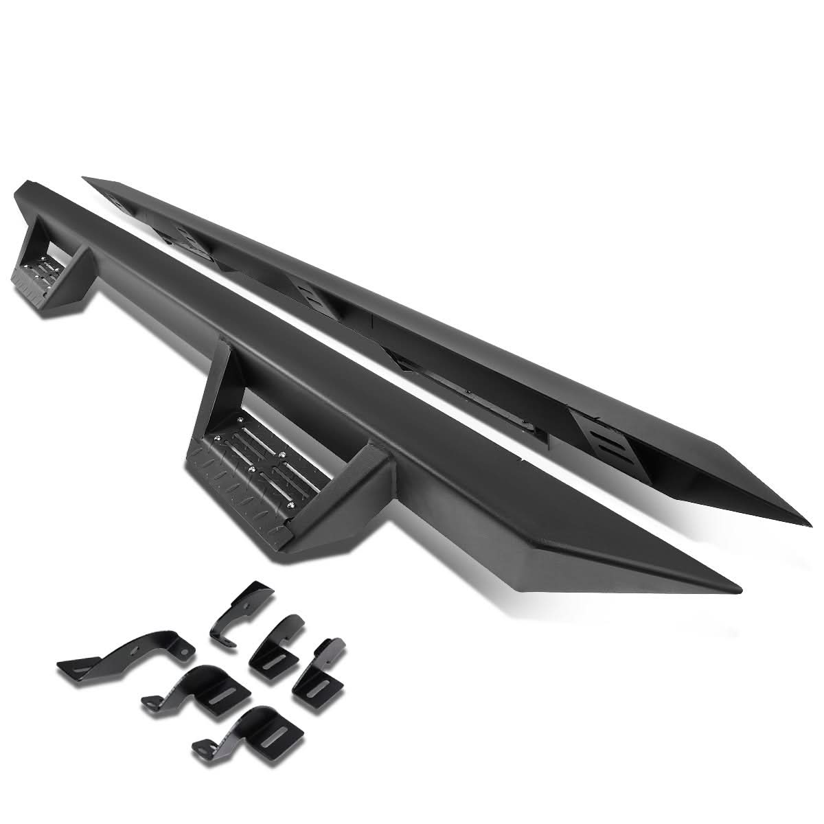 05-20 Toyota Tacoma Double Cab Step Down 3" Nerf Bars - Black