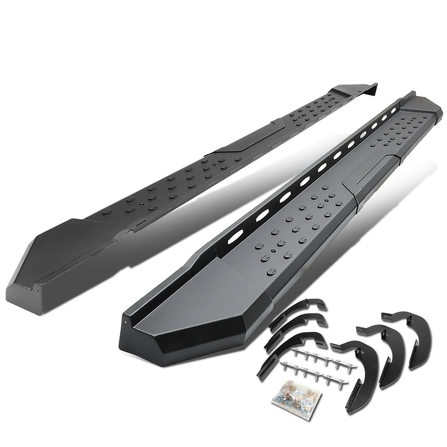 07-17 Chevy Silverado GMC Sierra 5.5" Straight Nerf Step Bar Black