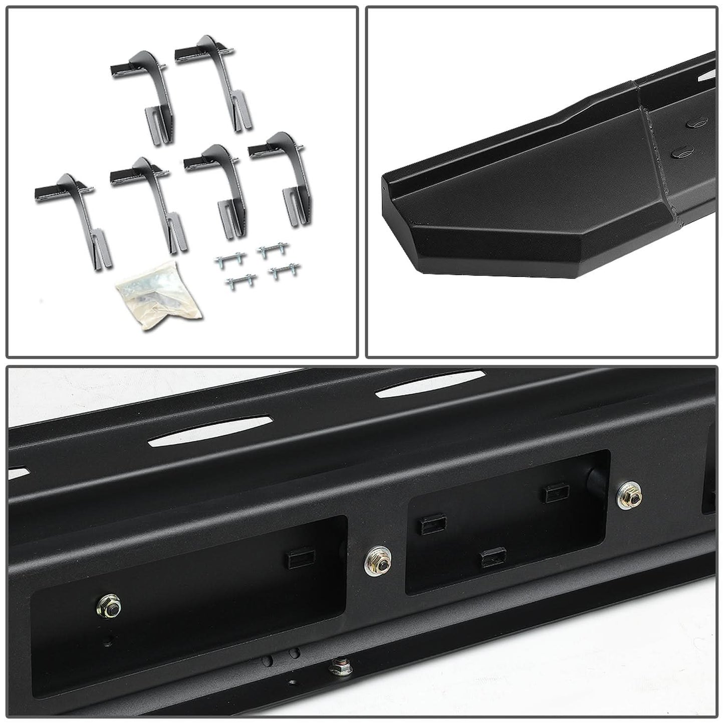2015-2017 Ford F-150 Crew Cab 5.5" Straight Nerf Bars with Brackets