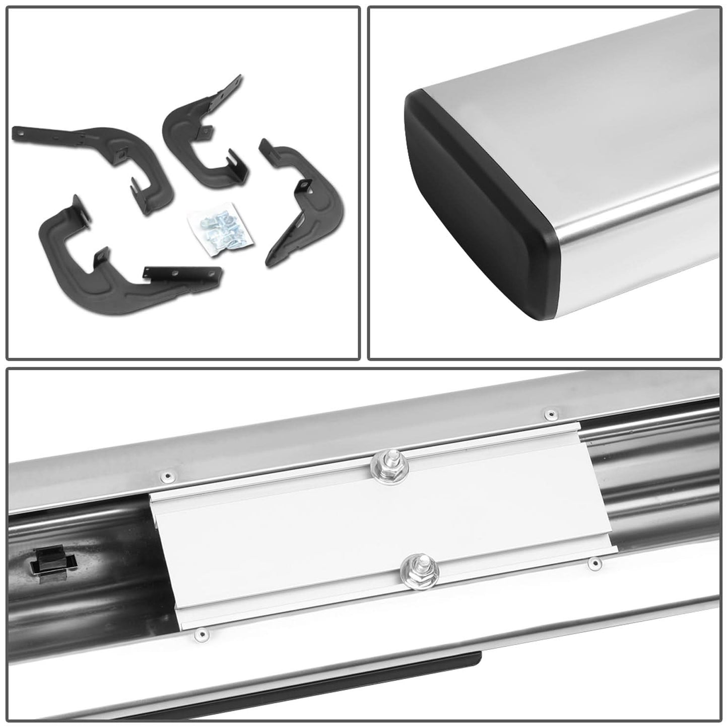07-18 Silverado 1500 / 07-19 Sierra HD 6" Straight Nerf Step Bars