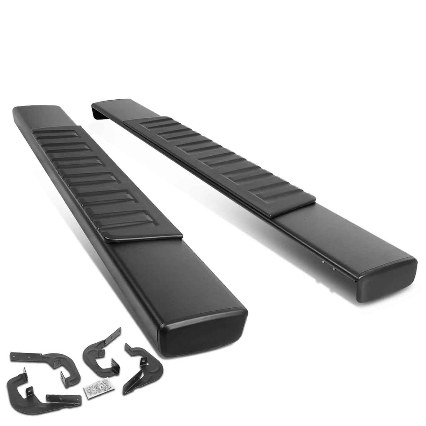 07-19 Chevrolet Silverado GMC Sierra 6" Straight Nerf Bars Aluminum