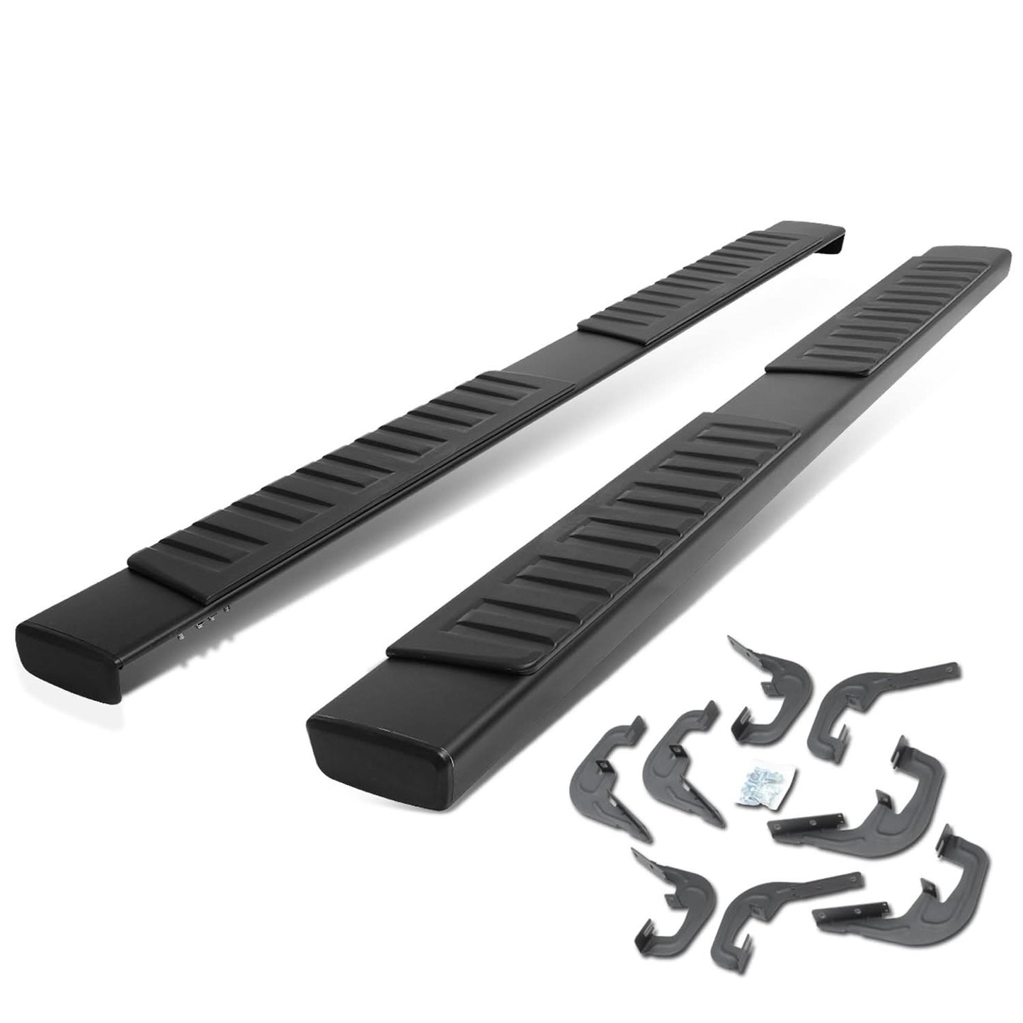 07-18 Chevy Silverado / GMC Sierra 6" Oval Nerf Bars - Black