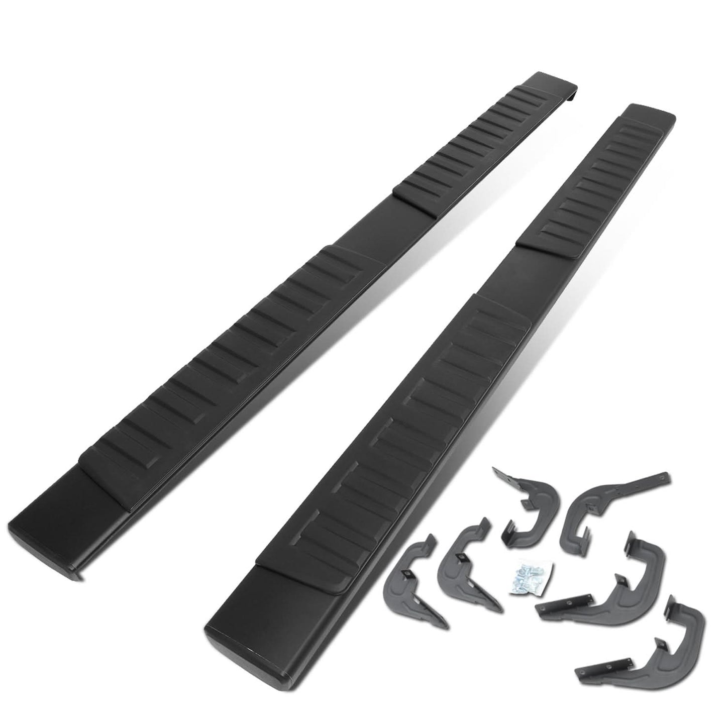07-18 Chevy Silverado / GMC Sierra 6" Oval Nerf Bars - Black