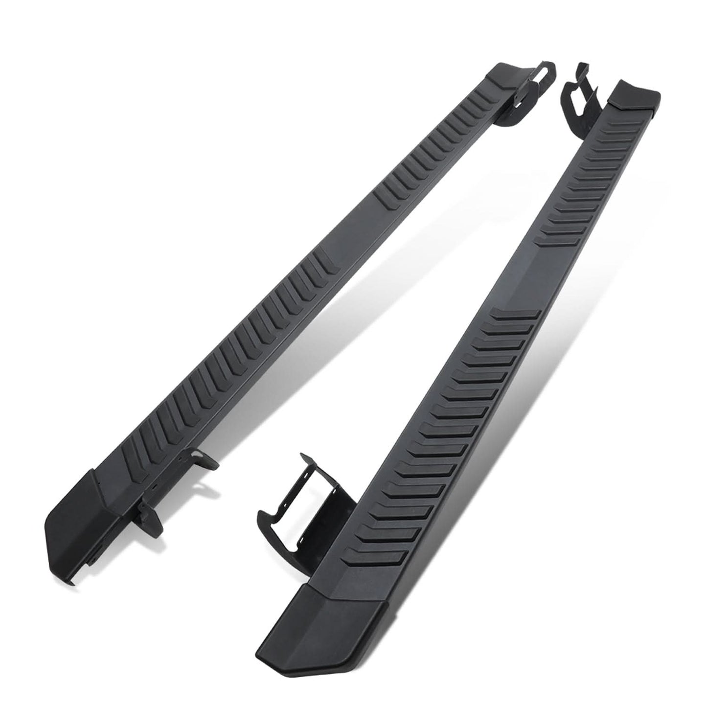 2015-2018 Ford F-150 Crew Cab 6" Oval Nerf Bar Step Bar - Black