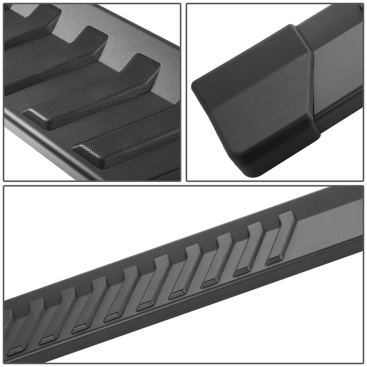 2015-2018 Ford F-150 Super Crew Cab Black Nerf Bars