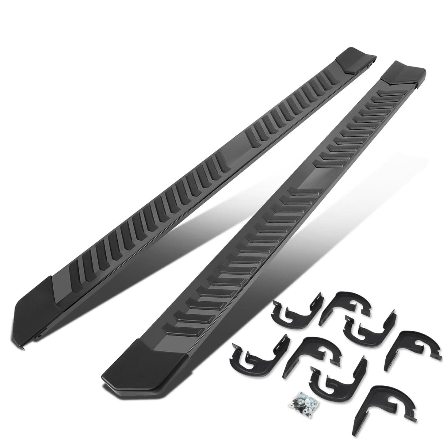 04-14 Ford F-150 Extended Cab 6 Inch Nerf Bars Black