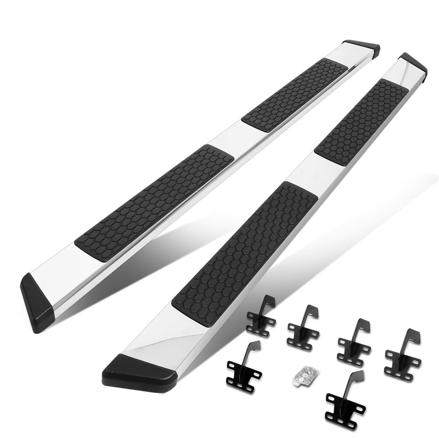 2019-2020 Dodge Ram 1500 Crew Cab 5.5" Nerf Bars - Silver
