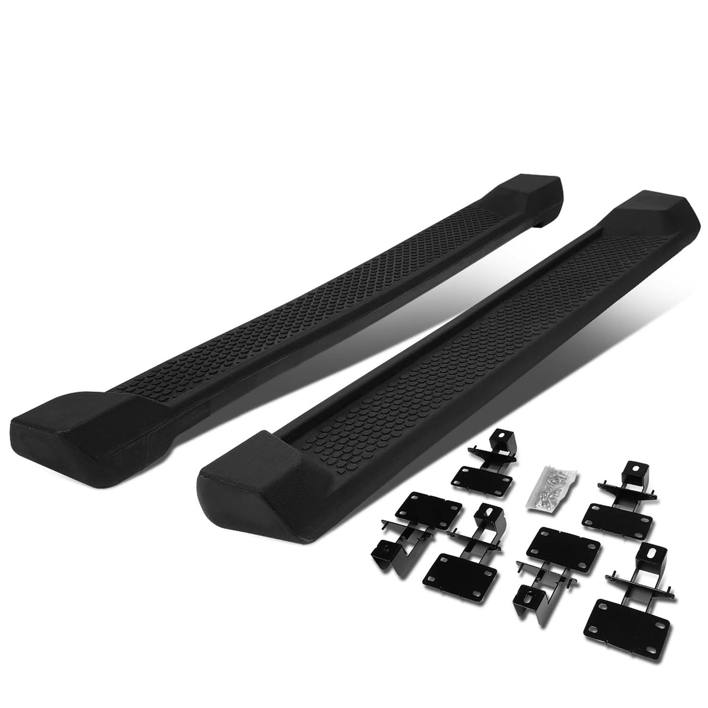2018-2019 Jeep Wrangler 4-Door 4.5" Nerf Bars - Black