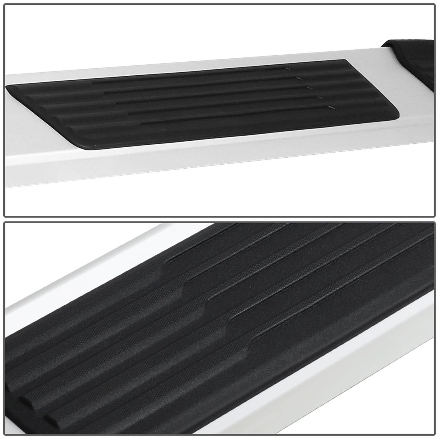 2019-2020 Chevrolet Silverado GMC Sierra 6" Aluminum Step Bars Chrome
