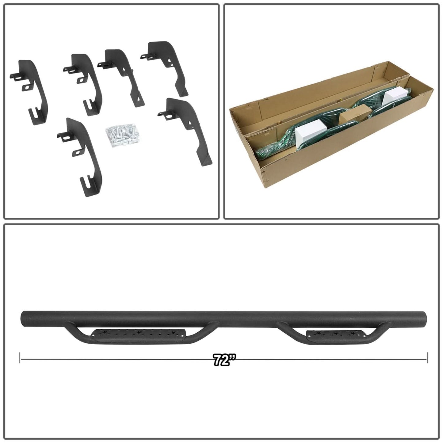 07-18 Chevy Silverado GMC Sierra Step Down Nerf Bar Extended Cab