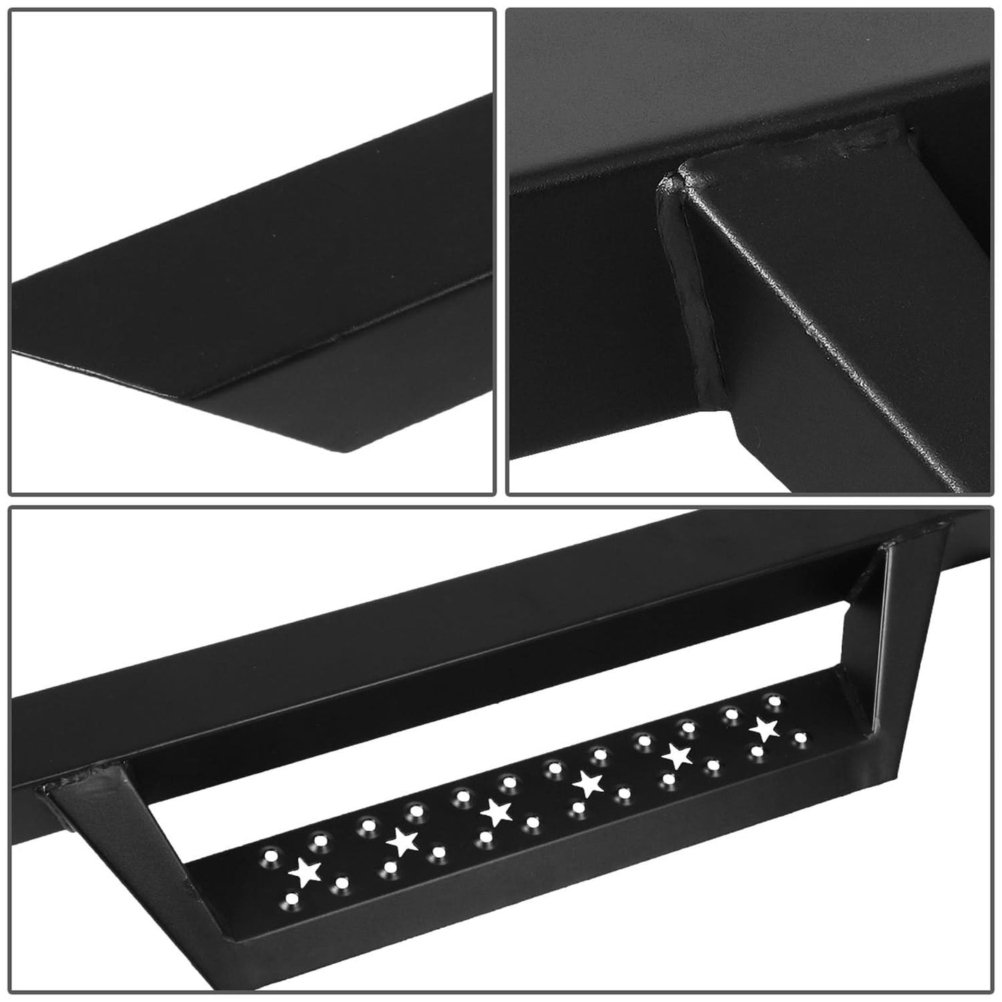 07-19 Chevy Silverado GMC Sierra Drop Down Nerf Bars - Black