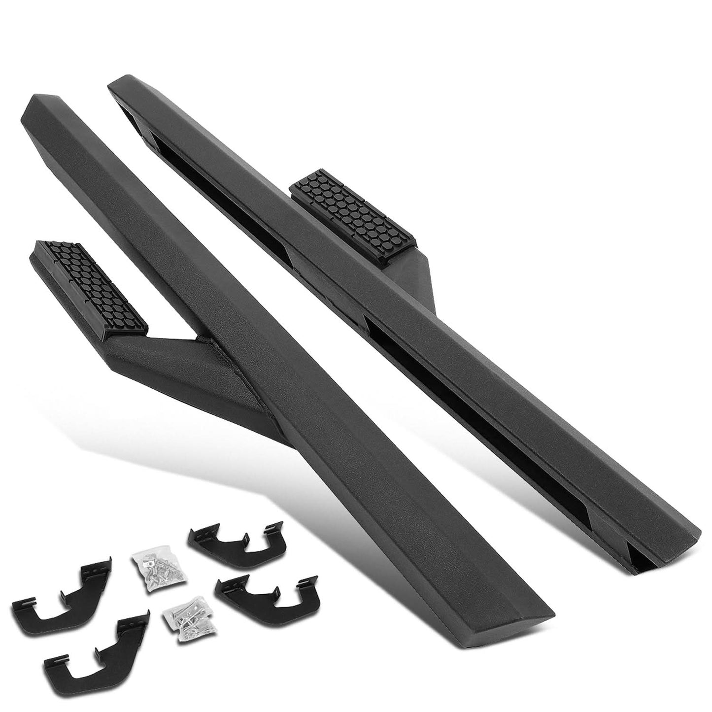 07-19 Chevy Silverado GMC Sierra Side Arm Style 3" Nerf Bar Aluminum