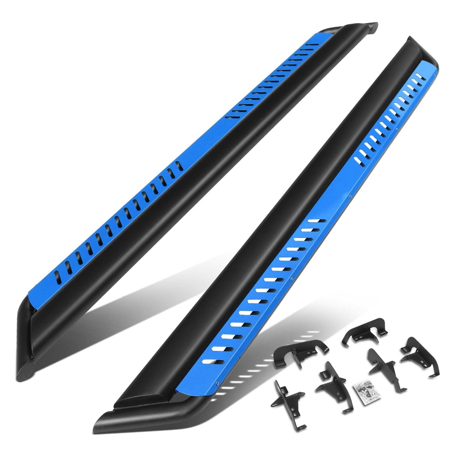 2018-2020 Jeep Wrangler JL Unlimited Blue Nerf Bars Step Bars