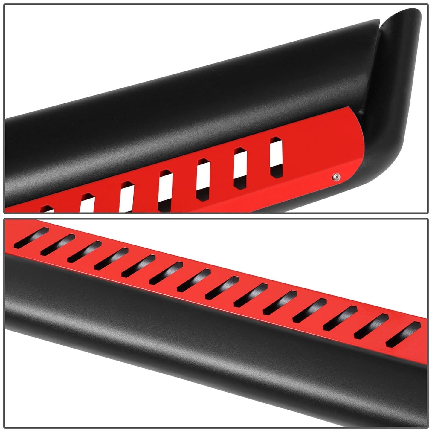 2018-2020 Jeep Wrangler JL Unlimited 4-Door Red Nerf Bar Side Steps