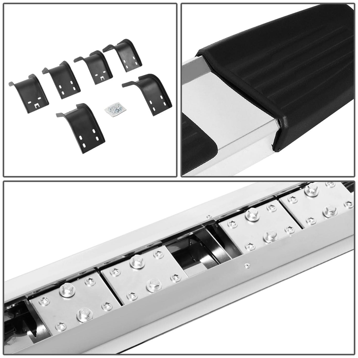 09-18 Dodge Ram 1500 / 10-20 Ram 2500 3500 5.25" Chrome Nerf Bars