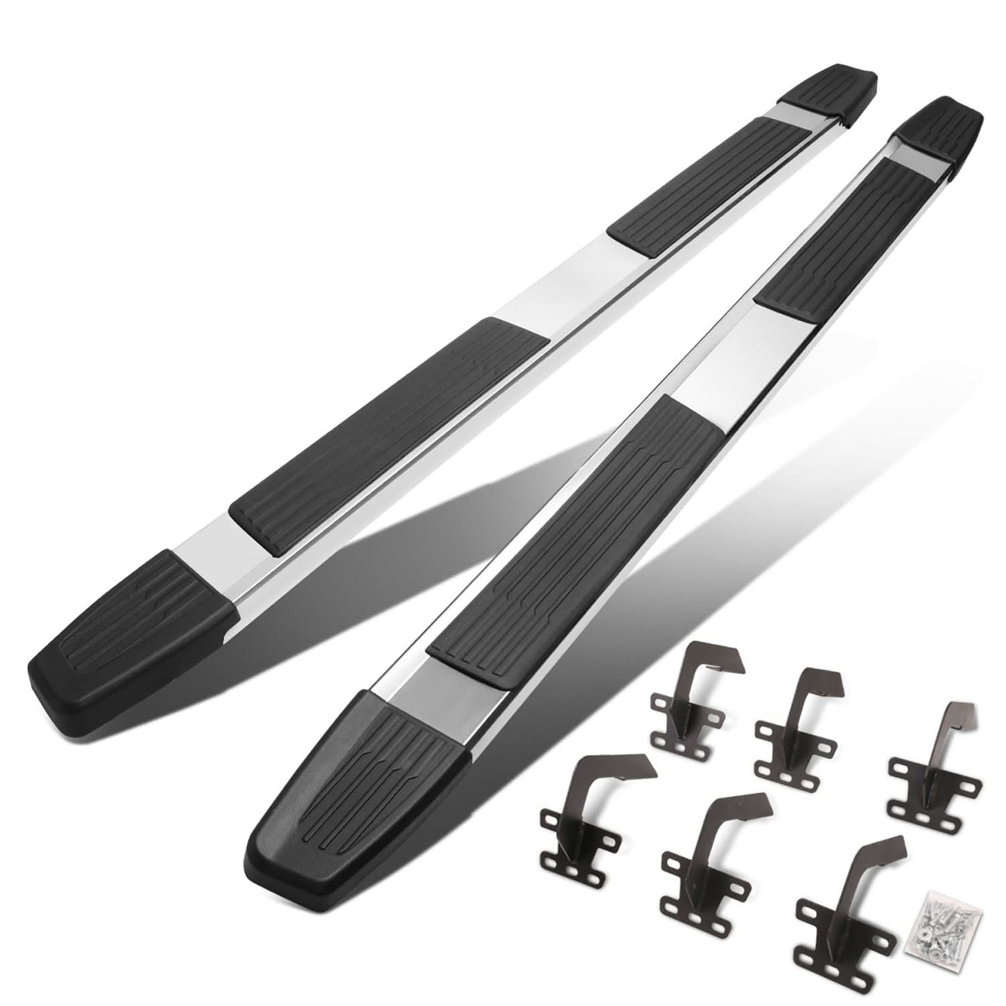2019-2020 Dodge Ram 1500 Extended Cab 5.25" Nerf Bars Chrome/Black
