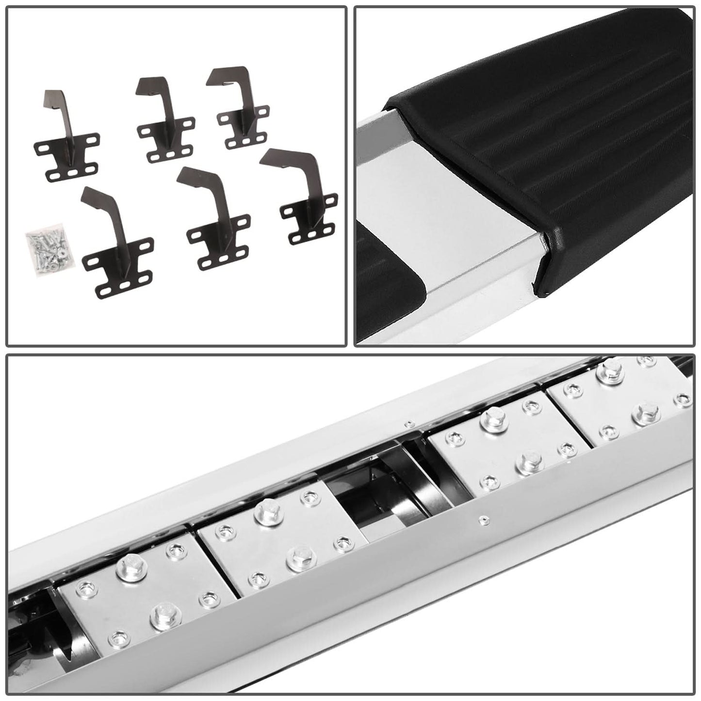 2019-2020 Dodge Ram 1500 Extended Cab 5.25" Nerf Bars Chrome/Black