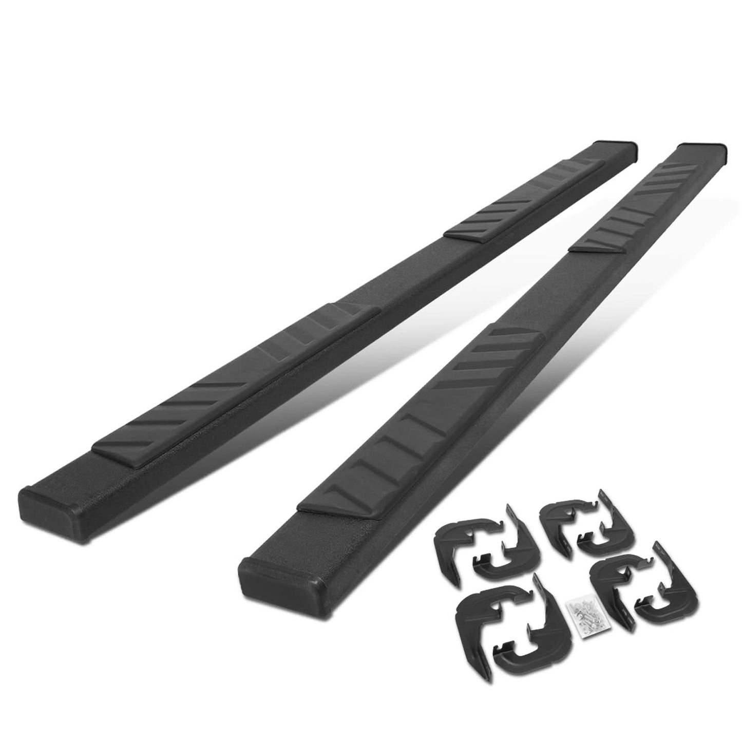 2019-2020 Chevrolet Silverado GMC Sierra 5" Black Running Boards