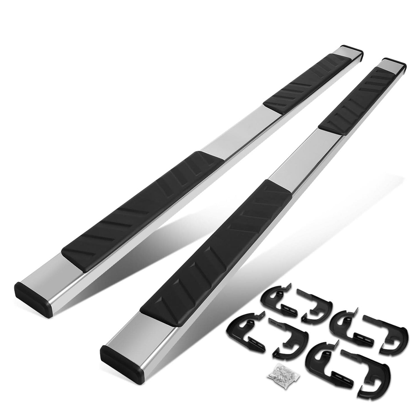 04-14 Ford F-150 Crew Cab 5" Nerf Bars - Chrome/Black