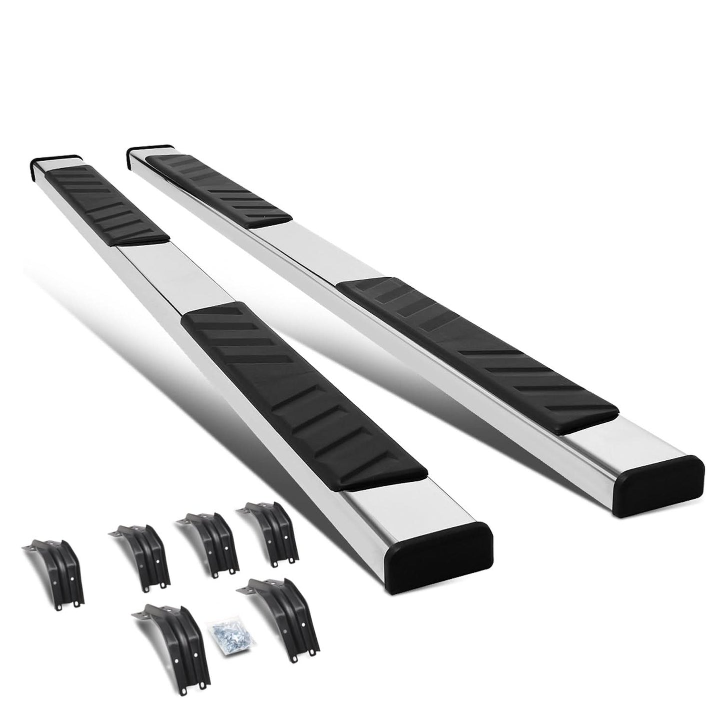 99-16 Ford F-250 F-350 F-450 5" Chrome/Black Nerf Bars Extended Cab