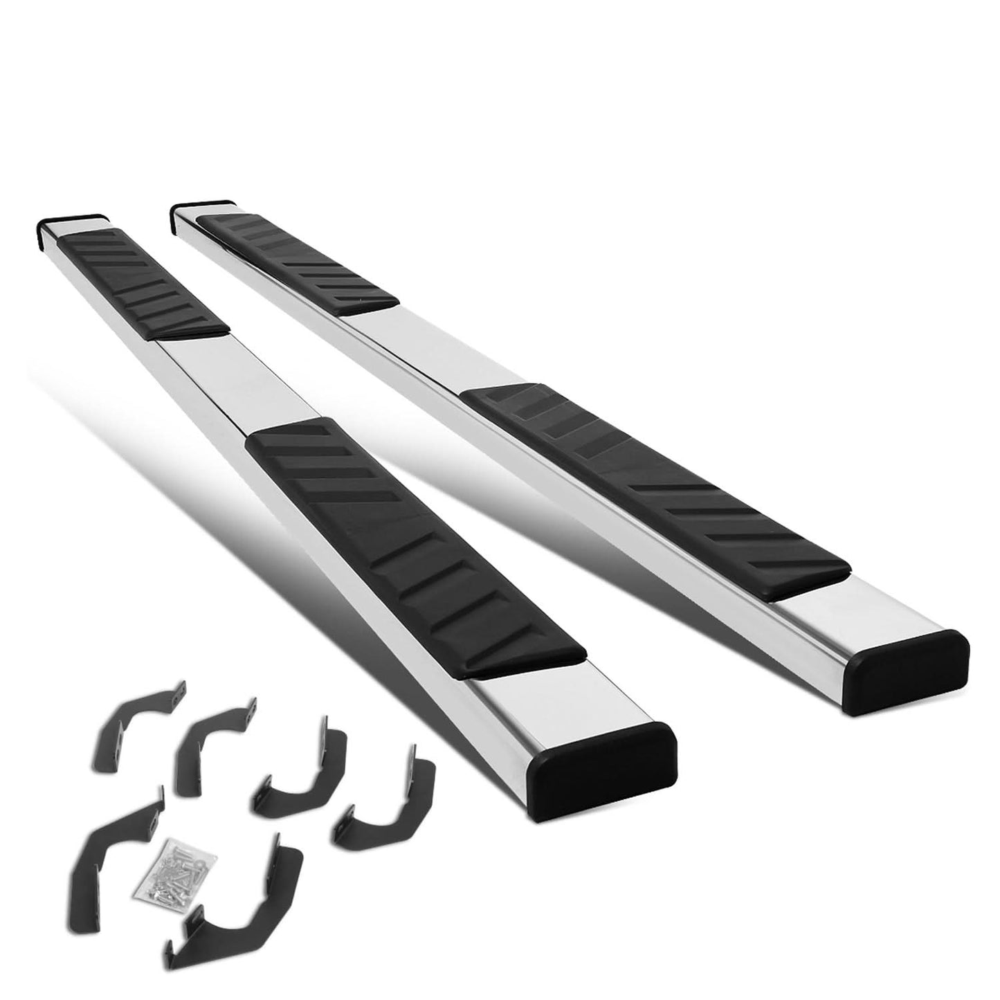 2005-2021 Toyota Tacoma Crew Cab 5" Nerf Bars - Chrome/Black
