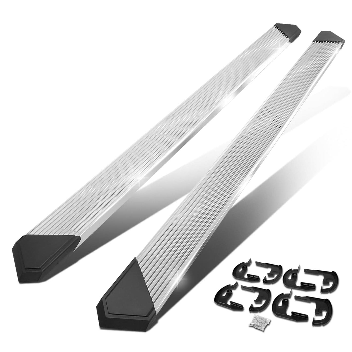 04-14 Ford F-150 Crew Cab 6" Nerf Bars - Chrome/Black