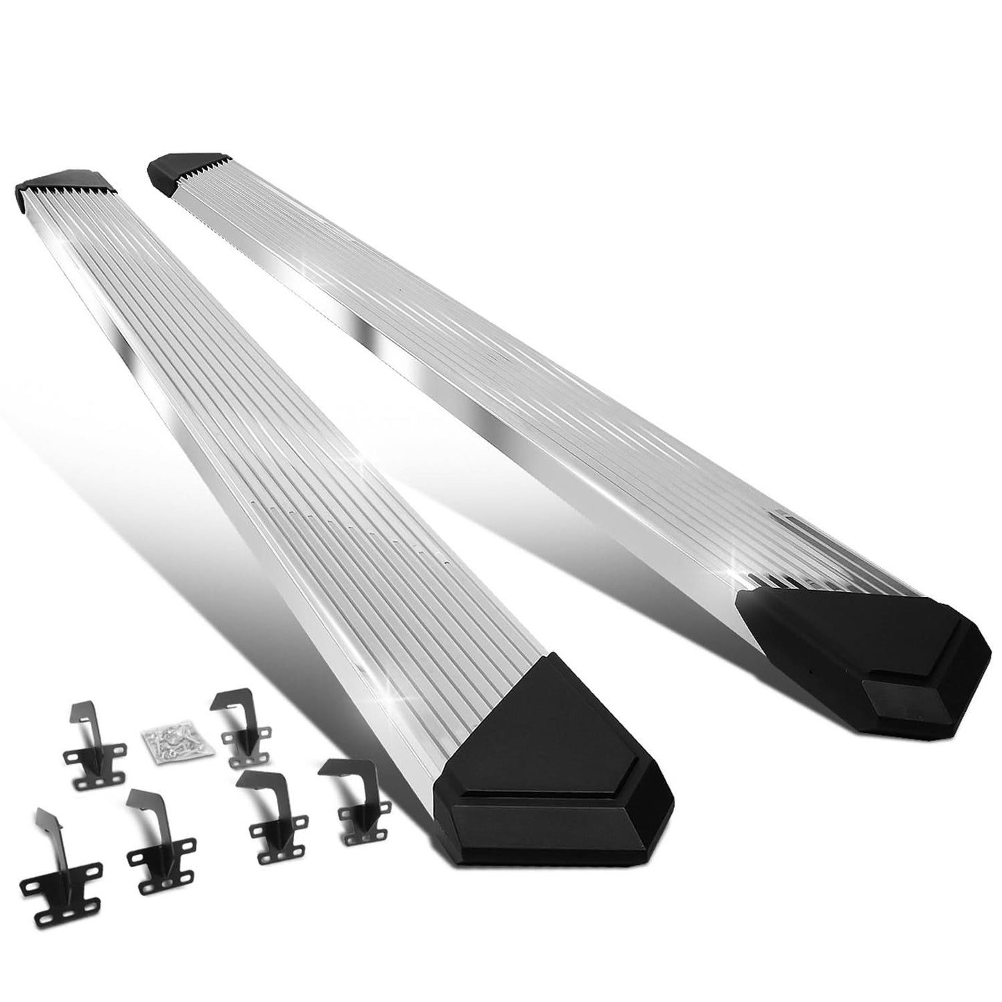 2019-2020 Dodge Ram 1500 Crew Cab 6" Nerf Bars - Chrome/Black