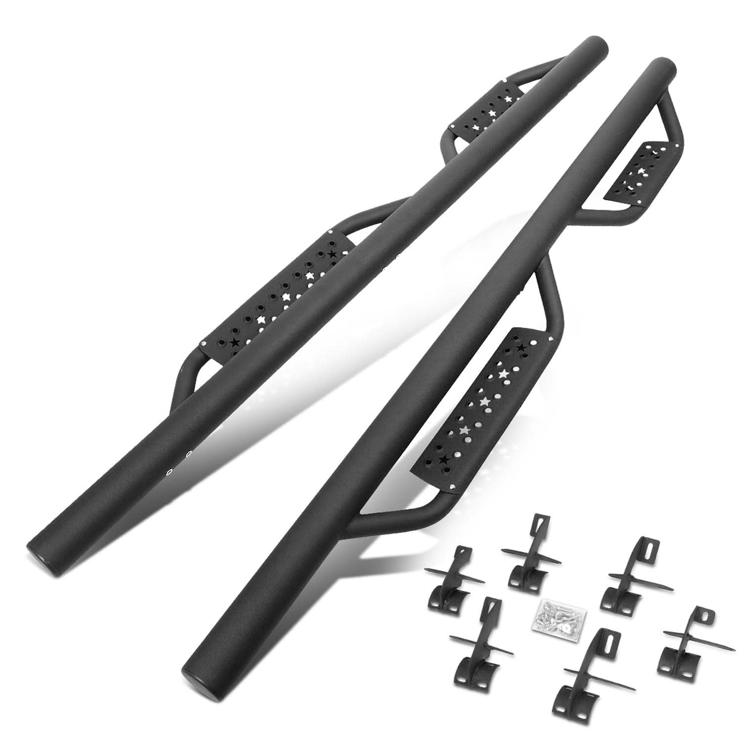 2018-2020 Jeep Wrangler JL 4-Door Drop Side Nerf Bars 4.35"