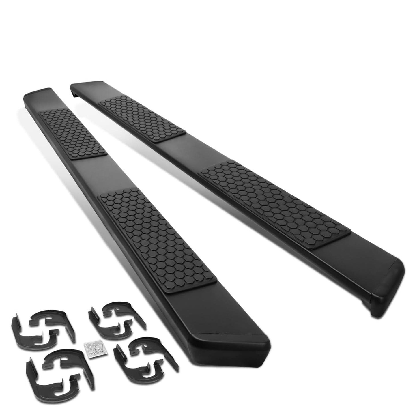 04-14 Ford F-150 Crew Cab 5.5" Honeycomb Nerf Bar Step Bar - Black