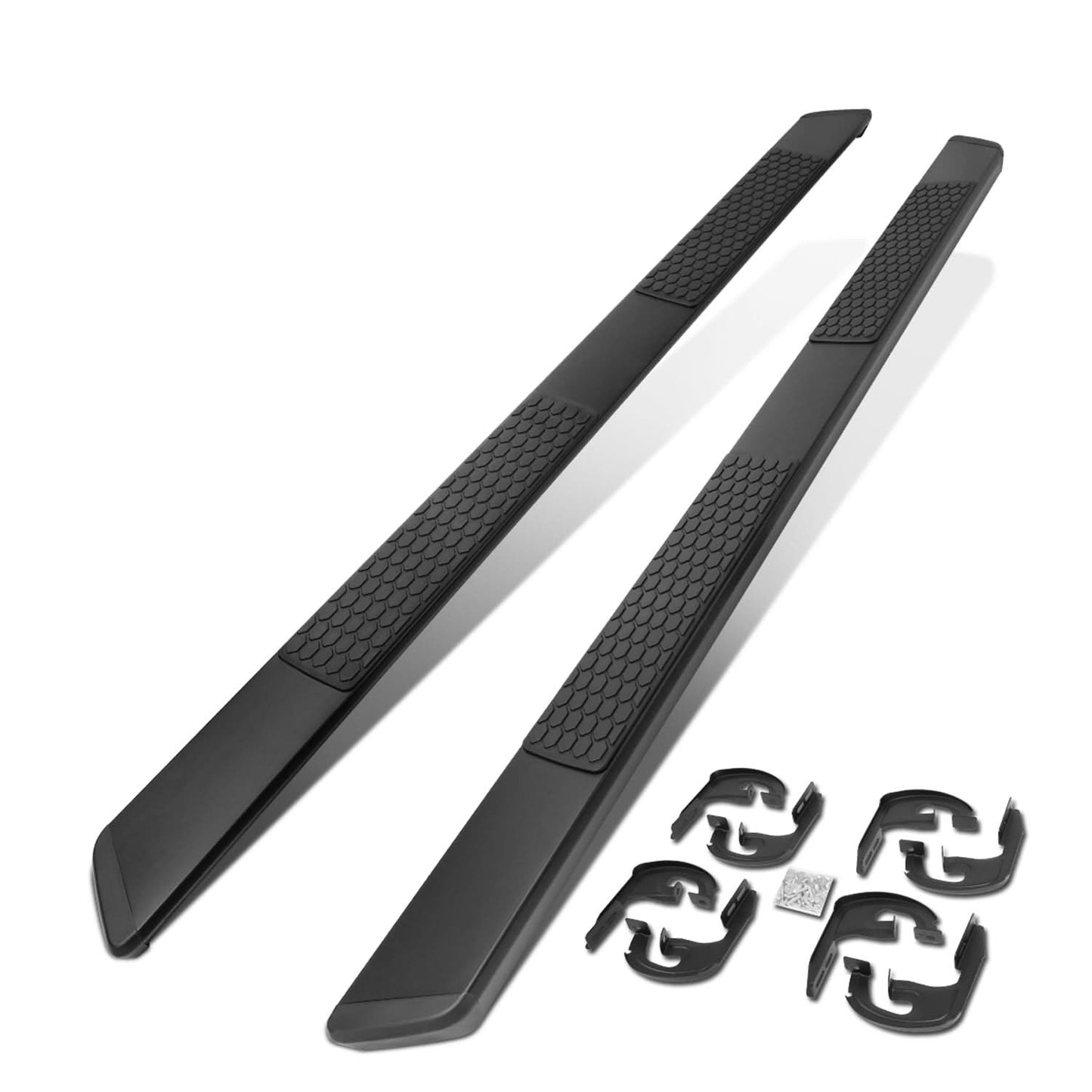 04-14 Ford F-150 Crew Cab 5.5" Honeycomb Nerf Bar Step Bar - Black