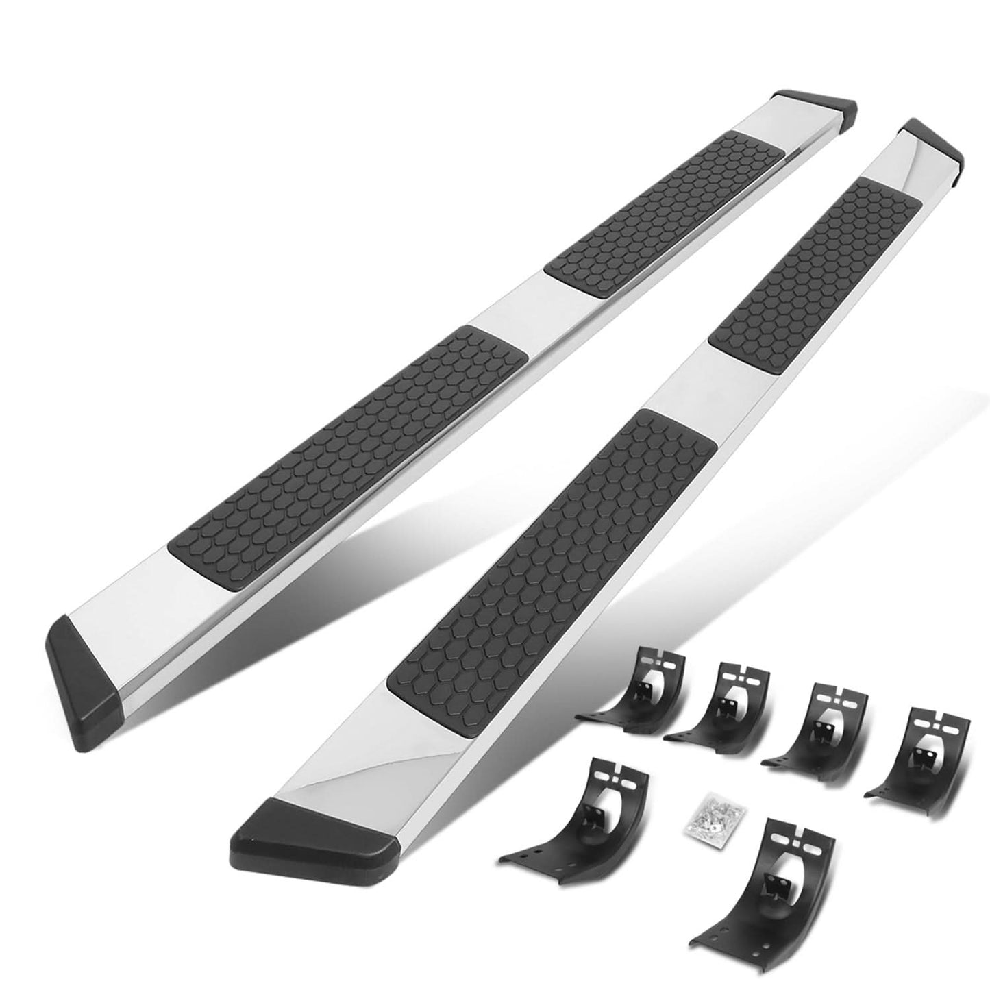 09-20 Dodge Ram 5.5" Honeycomb Step Nerf Bars - Chrome/Black