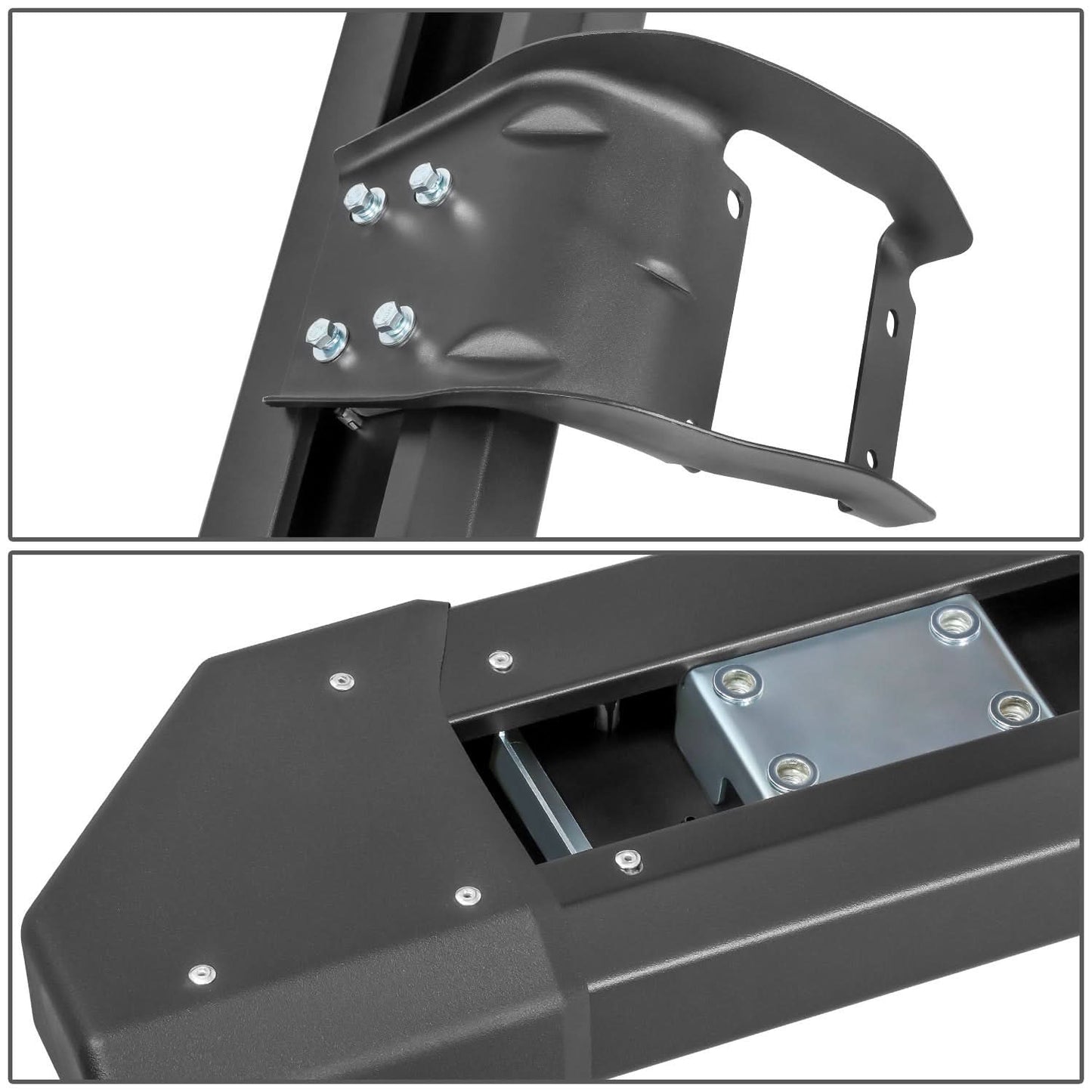 2022-2023 Ford F-150 SuperCrew Cab Black Nerf Bar Step Bar