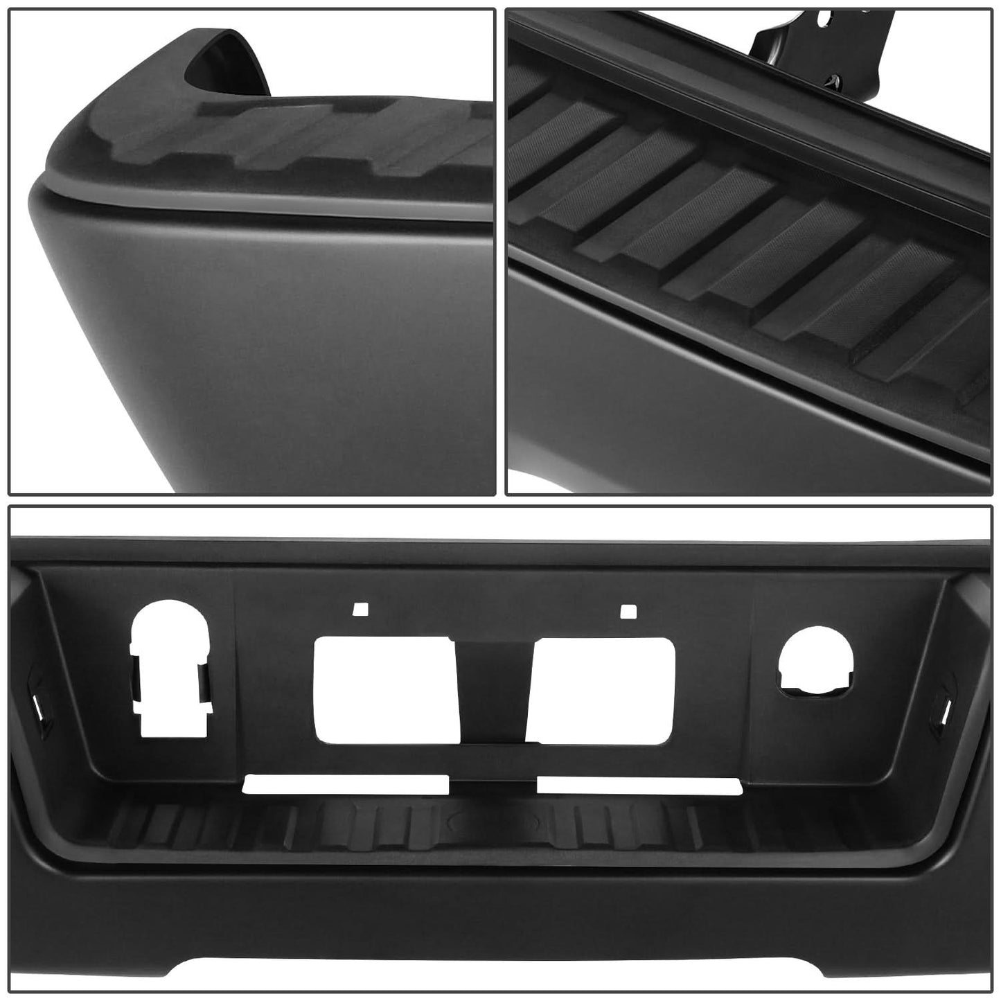 2014-2019 Chevrolet Silverado 1500 Rear Step Bumper - Black