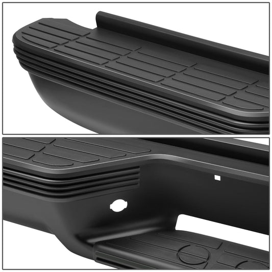 92-99 Chevrolet Suburban Rear Step Bumper - Black with Strip Hole