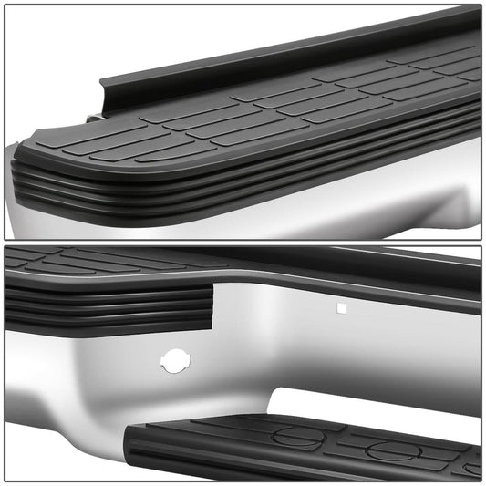 92-99 Chevrolet Suburban Chrome Rear Step Bumper with Strip Hole