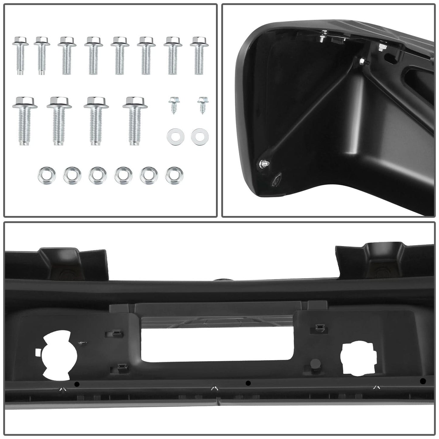 07-13 Chevrolet Silverado GMC Sierra 1500 Rear Step Bumper Steel