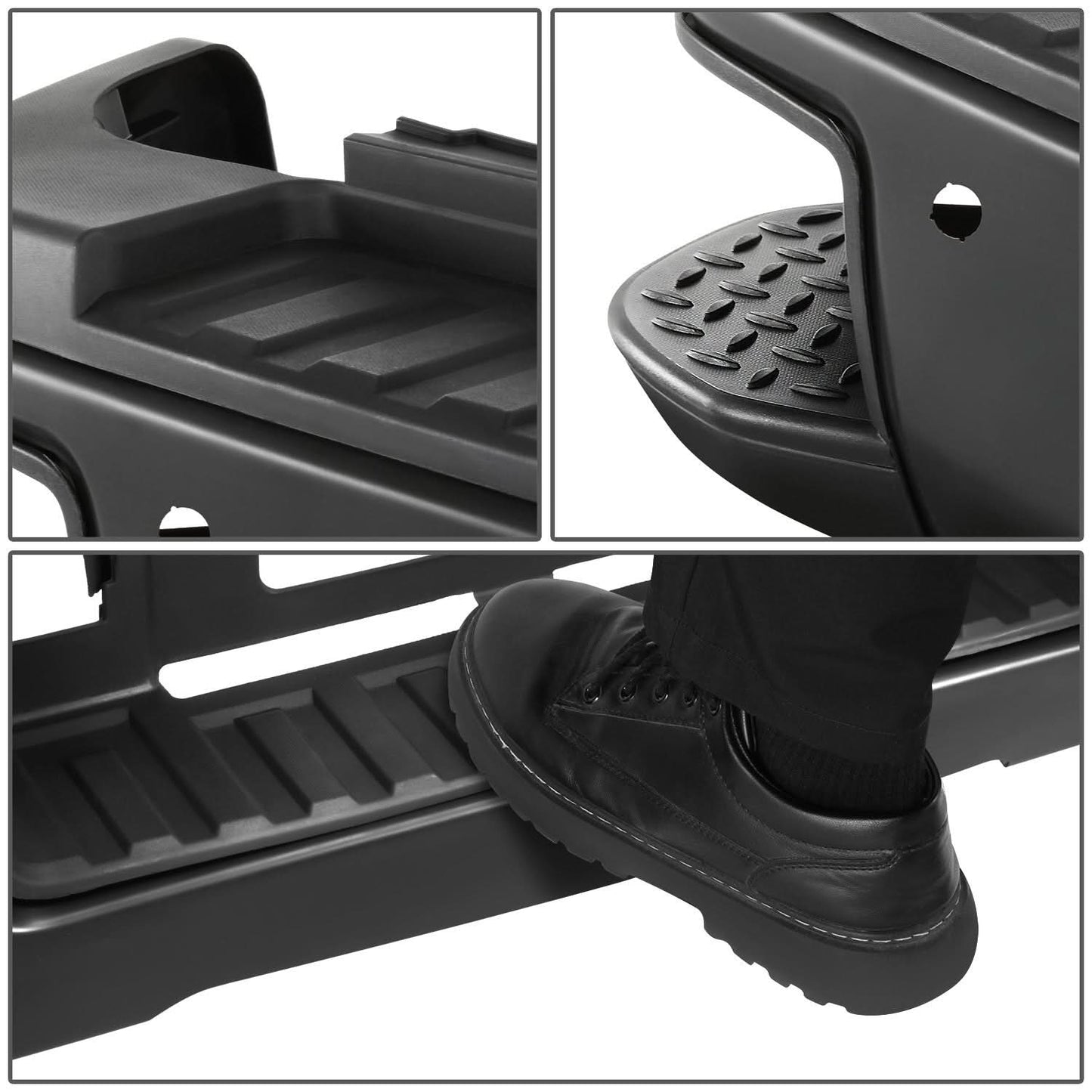 15-19 Silverado Sierra 2500 3500 Rear Step Bumper w/ Sensor Hole & Hitch