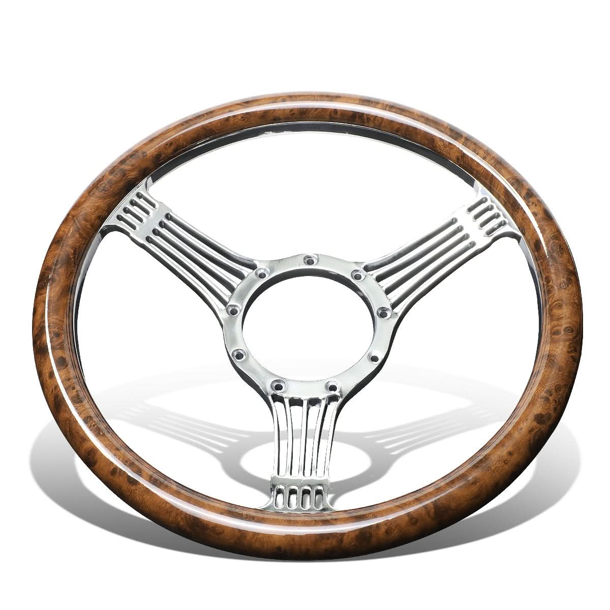 Banjo Style Wooden Steering Wheel